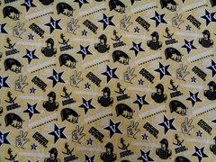VANDERBILT UNIVERSITY COMMODORES 1/2 YD BRAND NEW DESIGN 100% COTTON