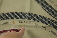 FLAWS Country Noah Headboard Daisy Kingdom Fabric 44″ X 36″ Cut Sew + 1Y Plaid