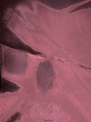 VTG Jacobean Faux Silk Taffeta Solid Fabric Iridescent Wine Red 11.4Yds LOT