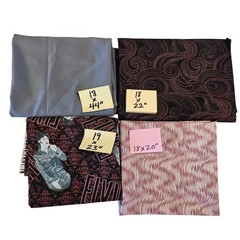 Elvis Burgundy Cotton Fabric Bundle Size Solid Swirls Stripe Print Quilting Sew