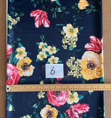 Floral Print Polyestr Fabric 60″ Wide By The Yard