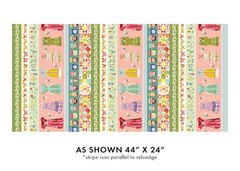 1/2 Yard Fabric – A Prairie Heart | Stripe Multi by Katie Daisy for Benartex