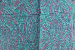RARE Vintage Fabric Material Rayon 35″w FRANCE Elysee Fabrics NY Orig.Tag 4Yrds+