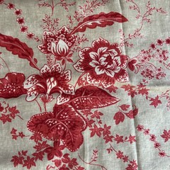 Pottery Barn Fabric 5yds X 54”Toile Linen Cotton Martine French Country Bedding