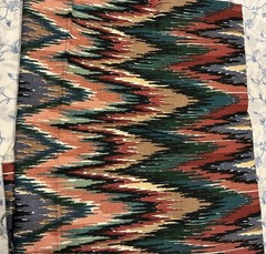 Fabric Cloth Stanley King Studio Flame Stitch Pattern Stain Repeller 48″x54″