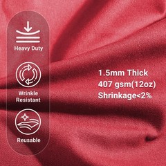 12oz Heavy Duty Cotton Canvas Fabric by The Yard, Thickend Natural Cotton Duc…