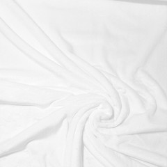 White Sew Lush Fleece Ultra-Soft Texture Fabric, 57” Wide x 15″ Long