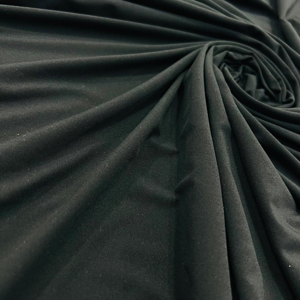 Black lining fabric for Swimwear 85 Polyester 15 Spandex 120gsm 4Way Stre
