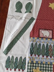 NORTHERN WOODS VEST Springs Inc Cotton Fabric Panel Adult, Cut & Sew,