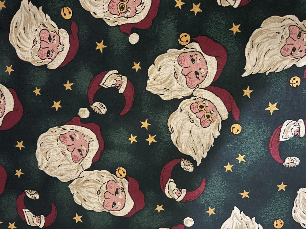 Beechwood Noel 3 1/2 Yards 44″ Wide Christmas / Holiday “Victorian Santa Face”