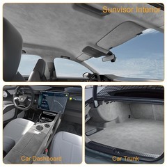 Automotive Suede Headliner Fabric 96″ L × 60″ W for Car Truck SUV RV Upholstery