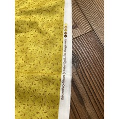 Bloomsbury Square Fabri-Quilt Inc Mustard Yellow Floral Cotton Fabric 5 Yards