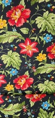 Solarium Outdoor Fabric Floral Print UV Fade Resistant 54″ Wide Approx 3 Yards