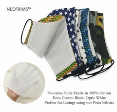 Printed Stars Pattern Woven Fabric & 100% Cotton Voile; Crafts,Curtains,Linings