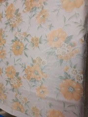 Polyester Organza Printed Fabric, $12/yd., 4yds.available