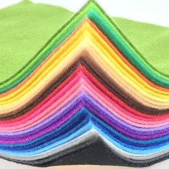 Nonwoven Patchwork Craft Felt – 28pcs Assorted Colors