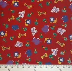 Corduroy Wale 42″ Wide Safari Animals Lions Zebras Cotton Fabric by Yard D244.08