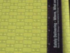 Domino Citron Yellow Green Geometric INCASE Crypton Upholstery Fabric 0680-590