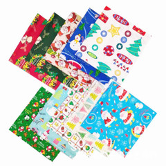 Craft Fabrics 10Pcs Christmas Fat Quarter 100% Cotton Twill Printed Fabric