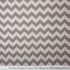 Chevron ZigZag Fabric Riley Blake Designs C400 RBD Designers 2012 Taupe Cotton