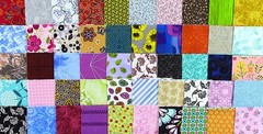 Classic Scrap Pack – 1,000 Pieces – Mixed Sizes No Duplicates – 100% Cotton 5614