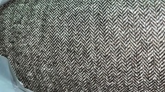 Herringbone brown wool fabric 150 cm wide ideal for coats