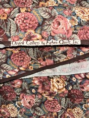 Vtg Ozark Calico Fabri-Quilt Fall Floral 43 W x 4.25 yards