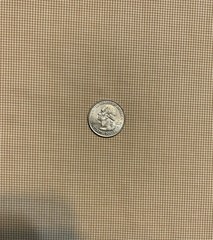 Gingham Microcheck Cotton Fabric Caramel Tan And White From Fabric Finders BTY
