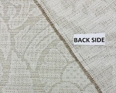 BALLARD DESIGNS BRIA BISQUE FLORAL DAMASK NEEDLEPOINT WOVEN FABRIC 4 YARDS 55″W