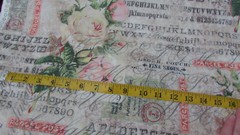 Cotton Quilt Fabric ELECTRIC ELEMENTS Tim Holtz WALLFLOWER Paris Chic 1 yd 20 In