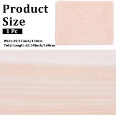 63 Inch Pink Tulle Fabric Mosquito Netting Cloth Breathable Polyester Mesh Weddi
