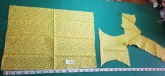 YOUR CHOICE: FQs SCRAPS Pieces Bright stripes prints cotton Craft quilt Fabric