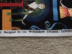 NEW Erte Revisited Woodrow Studio London England Art Deco Cotton Fabric 2.75 yds
