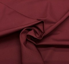 BURGUNDY MAROON RED 100% COTTON RIPSTOP APPAREL GRADE MADE USA FABRIC 67″ WIDE