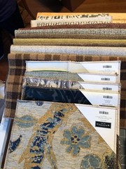 Upholstery Fabric Grab Bag 15 Pieces Different Sizes, Colors For Crafts & Sewing