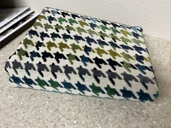 Kravet Couture Discontinued Sample In Peacock 35” X 24”