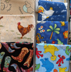 Lot of 24 Fat Quarters Novelty Fun Prints Cotton Fabric All Different by GH2
