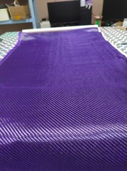 Black+ Purple Aramid Carbon Fiber Blended Fabric Carbon Fixed cloth 100cm*50cm