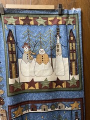 Leslie Beck for VIP Fabrics Panel Christmas 4 Panels 100% Cotton Unique Designs