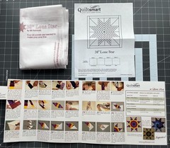 Quiltsmart 38″ Lone Star Kit + 4 Additional Panels and 4 Little Lone Star Panels