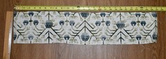 Zak+Fox KHOTAN — Indigo & Green Cotton/Linen Print Fabric LOT 16 LARGE REMNANTS