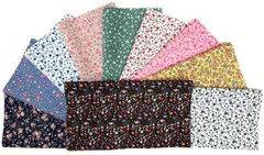 Small Spring Flowers Layer Cake 40 -10″ Squares Quilting Sewing Fabric