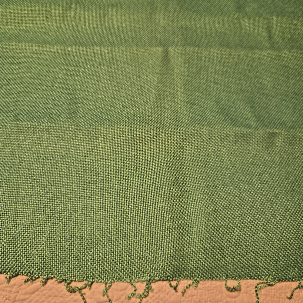 Bright Grass Green Summer Linen Fabric 1.25 Yds x 44″
