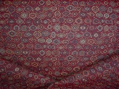 13Y Kravet 21460 Azure Blue True Red Mid Century Tapestry Upholstery Fabric