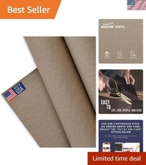 One Yard Marine Grade Vinyl Fabric – Versatile 54″x36″ Pebble Faux Leather