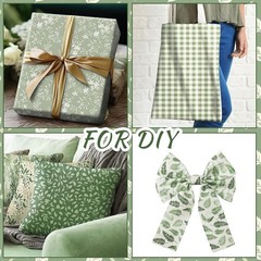 Sage Green Quilting Fabric Bundle – 20 Precut 10”x10” Squares for Patchwork
