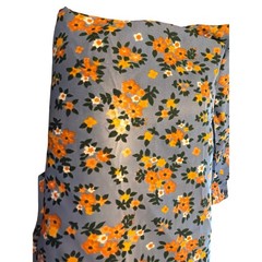 Vintage 70’s Floral Fabric Cottagecore Retro Boho Crafting Garden Shabby Chic