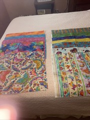 12 FQ Vintage Laurel Burch 100% Cotton Fabric Bundle