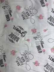 4 YDS TOTAL – TWO FABRICS -TWO HANDS ONE HEART TOSS BRIDE & GROOM COTTON 55367