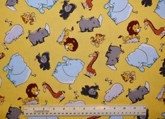 Riley Blake Designs Tarzanimals Jungle Animals By the 1/4 yard cotton fabric